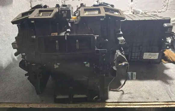 Interior heater climate box assembly