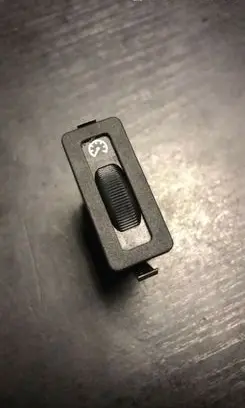 Panel lighting control switch