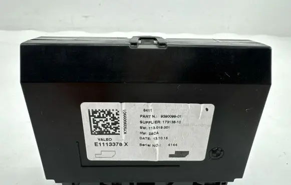 BMW 1 F20 F21 Air conditioning/heating control unit 9390099