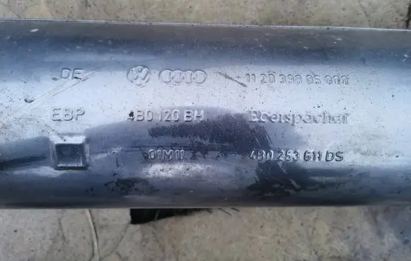 Audi A6 S6 C5 4B Rear muffler/silencer tail pipe 4B0253611DS 112039805000 4B0120BH