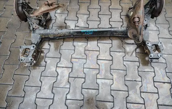Rear axle beam