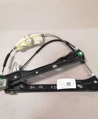 Volkswagen PASSAT B6 Front window lifting mechanism without motor 980874101 980876100