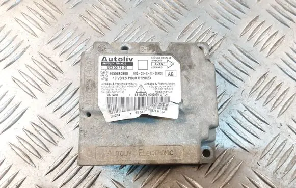Peugeot 407 Airbag control unit/module 603554600