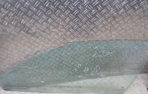 Mitsubishi Colt Front door window glass four-door