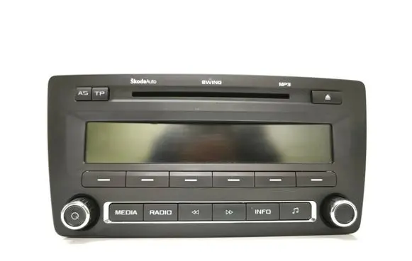 Skoda Octavia Mk2 (1Z) Radio/CD/DVD/GPS head unit 1Z0035161F 7648256360