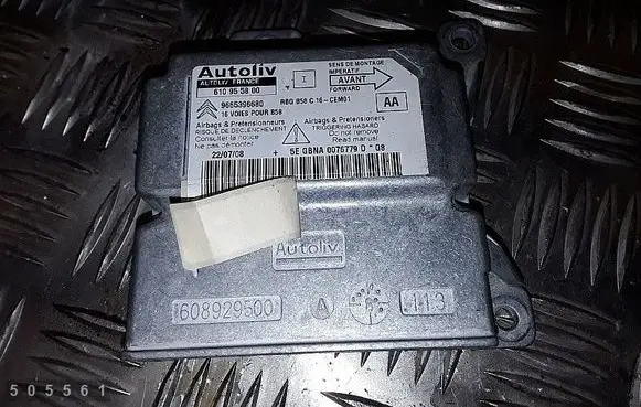 Citroen C4 Grand Picasso Airbag control unit/module 9665396680