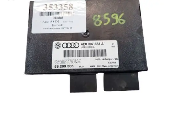 Audi A8 S8 D3 4E Other control units/modules 