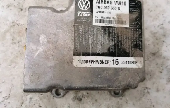 Volkswagen Sharan Airbag control unit/module 7N0959655B 221098103 23910310Z0