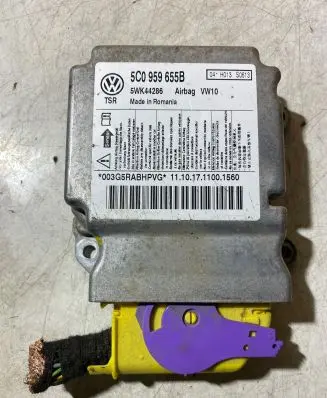 Skoda Yeti (5L) Airbag control unit/module 5C0959655B 5WK44286 HL013S0613