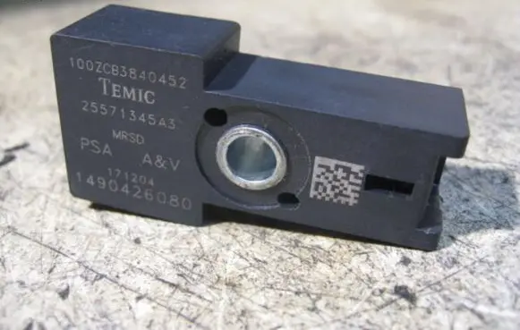 Citroen C3 Airbag deployment crash/impact sensor TEMIC25571345A3 PSA1490426080171204