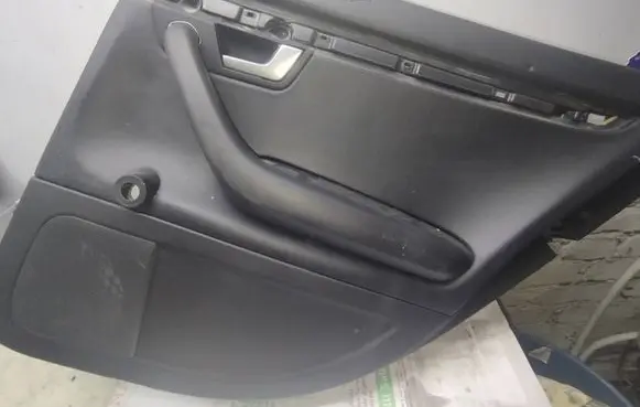 Rear door card panel trim