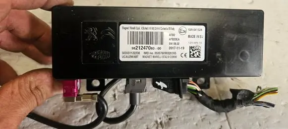 Citroen C3 Aircross Bluetooth control unit module 9821247080