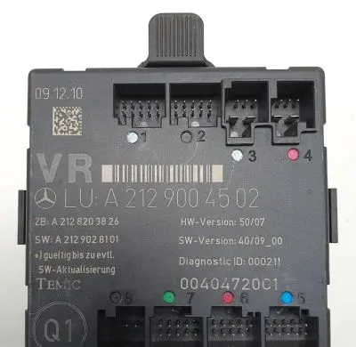 Mercedes-Benz E W211 Door control unit/module A2129004502