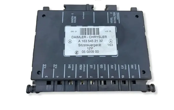 Mercedes-Benz ML W163 Seat control module A1635452132