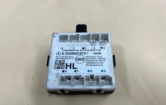 Mercedes-Benz C W205 Door control unit/module A2229001912 A2229015803