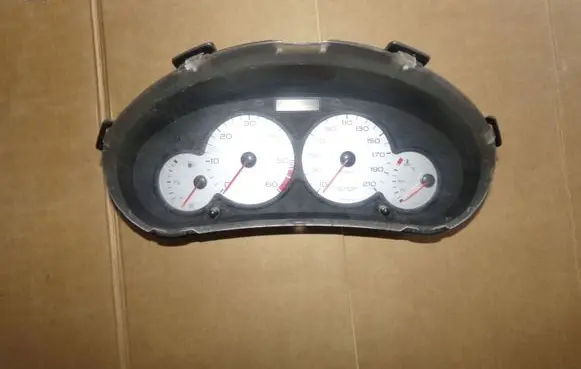 Peugeot 207 Speedometer (instrument cluster) 9662904980