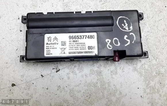 Citroen C5 Bluetooth control unit module 9665377480