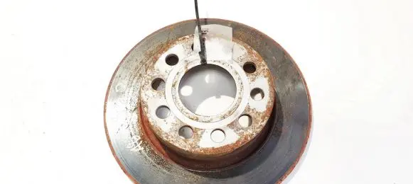 Skoda Octavia Mk2 (1Z) Rear brake disc neventiliuojamas