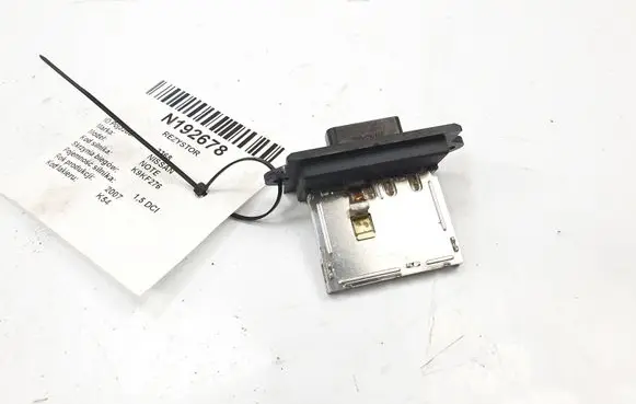 Nissan Note (E11) Heater blower motor/fan resistor