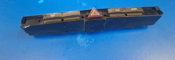 Opel Zafira B Hazard light switch 13100118 0320 03758050
