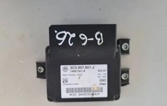Volkswagen PASSAT B6 Hand brake control module 3C0907801J 16887301A GN00293448U