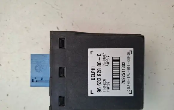 Citroen C4 Grand Picasso Alarm control unit/module 9663392880C 9663392880