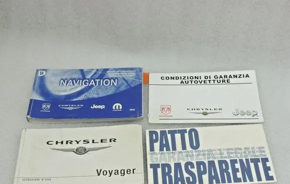 Chrysler Grand Voyager V User manual 8142608353 8142681519
