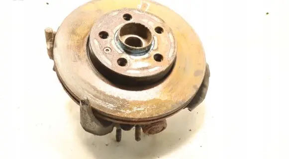Front wheel hub spindle knuckle