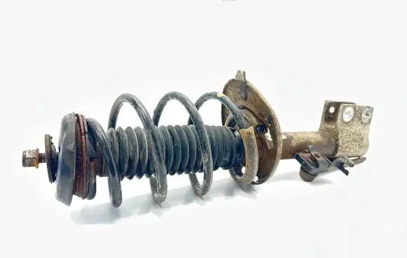Front shock absorber with coil spring
