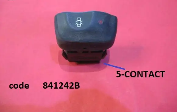 Renault Scenic I Central locking switch button 841242B