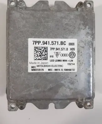 Audi A4 S4 B9 Headlight ballast module Xenon 7PP941571BC W003T25176 7PP941571B