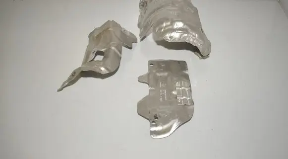 Heat shield in engine bay