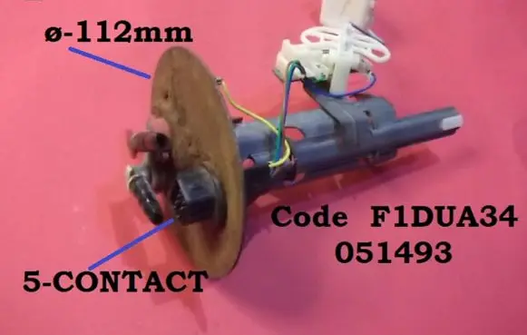 Ford Mondeo MK II Fuel level sensor F1DUA34 051493