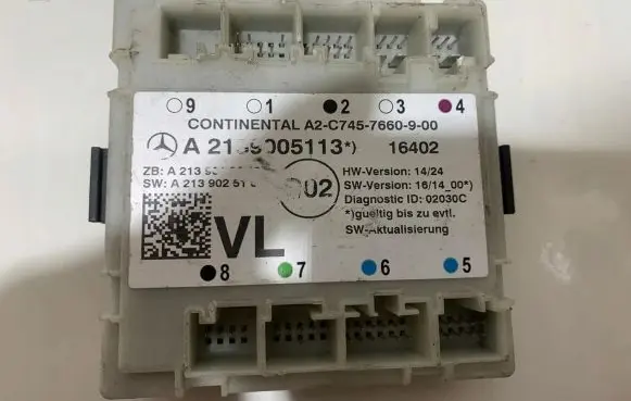 Mercedes-Benz E W213 Door control unit/module A2139005113