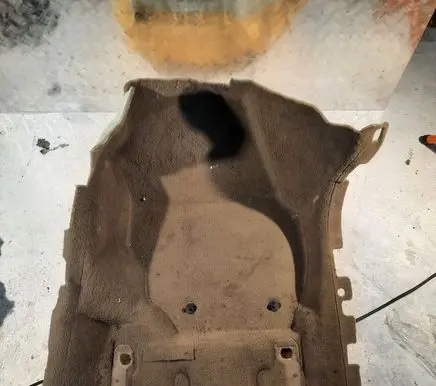 Volvo V70 Front floor carpet liner 
