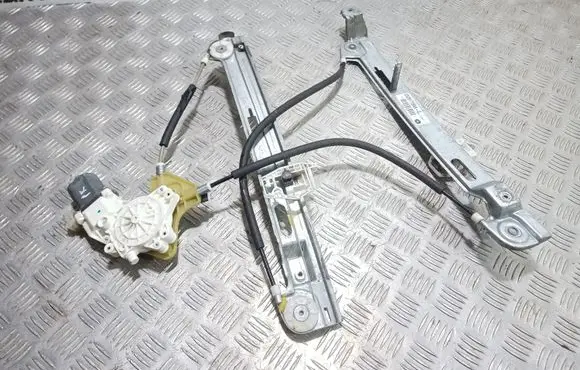 Front door window regulator with motor
