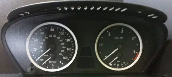 BMW 5 E60 E61 Speedometer (instrument cluster) 6974577