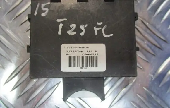 Toyota Avensis T250 Immobilizer control unit/module 89780-05030