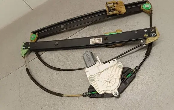 Front door window regulator with motor