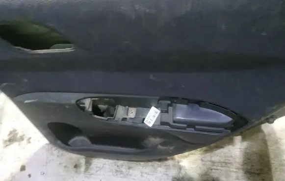 Rear door card panel trim