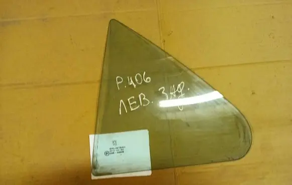 Peugeot 406 Rear vent window glass 