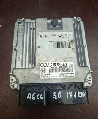 Audi A6 S6 C6 4F Engine control unit/module 4F0907401C 0281014376 4F9910401B