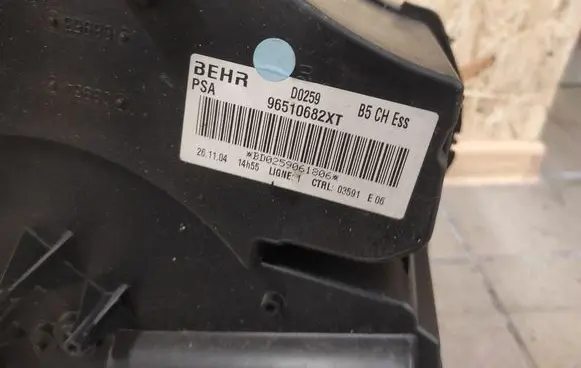 Citroen C4 I Interior heater climate box assembly 96510682XT BD0259061806