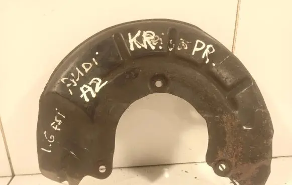 Audi A2 Front brake disc dust cover plate 