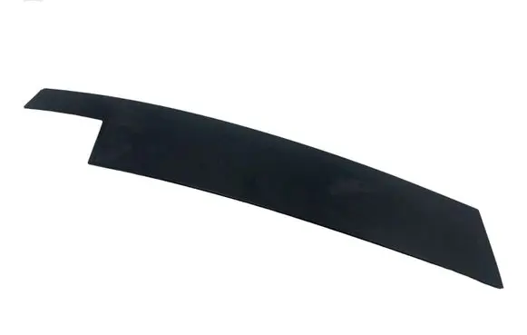 Front door glass trim molding