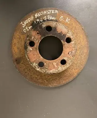 Skoda Roomster (5J) Rear brake disc