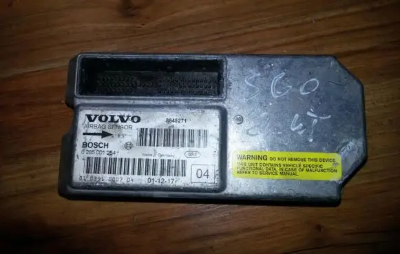Volvo S60 Airbag control unit/module 0285001254 8645271