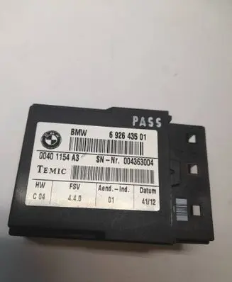 BMW X5 E70 Seat control module 004363004 6926435 00401154A3
