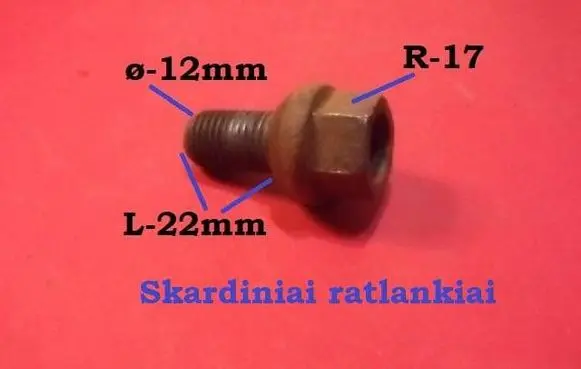 Mercedes-Benz W123 Nuts/bolts A2034010270