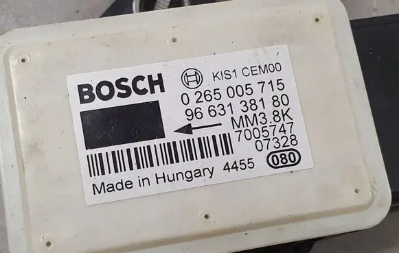 Citroen C4 I Picasso ESP acceleration yaw rate sensor 0265005715 9663138180 MM38K